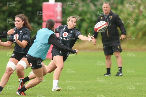 150725 - Wales Women Rugby training - Courtney Keight during a training session ahead of their two match tour against Australia