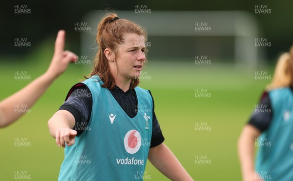 150725 - Wales Women Rugby training - Kate Williams during a training session ahead of their two match tour against Australia   