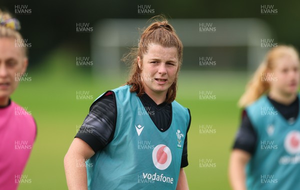 150725 - Wales Women Rugby training - Kate Williams during a training session ahead of their two match tour against Australia   