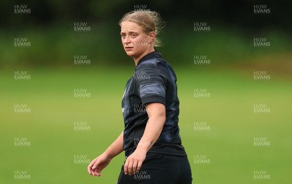150725 - Wales Women Rugby training - Tilly Vucaj during a training session ahead of their two match tour against Australia   