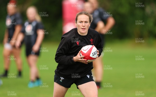 150725 - Wales Women Rugby training - Jenny Hesketh during a training session ahead of their two match tour against Australia   