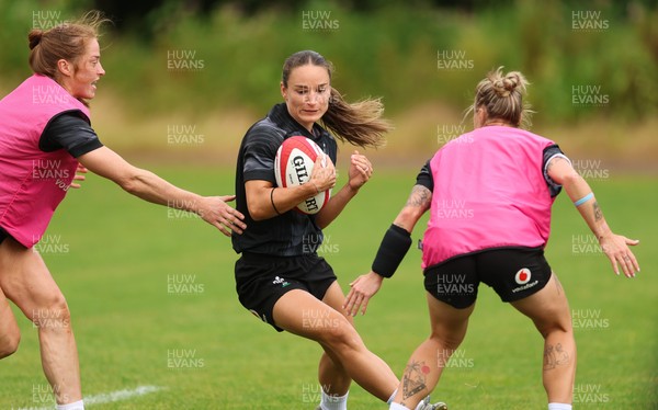 150725 - Wales Women Rugby training - Jasmine Joyce during a training session ahead of their two match tour against Australia   
