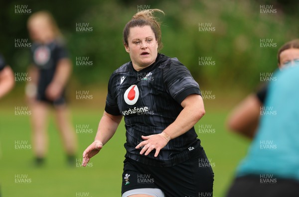 150725 - Wales Women Rugby training - Abbey Constable during a training session ahead of their two match tour against Australia