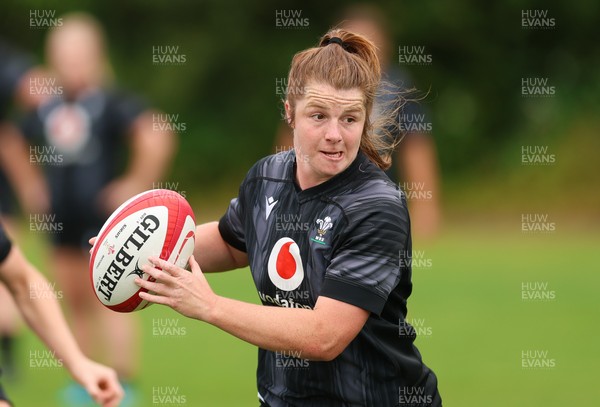 150725 - Wales Women Rugby training - Kate Williams during a training session ahead of their two match tour against Australia   