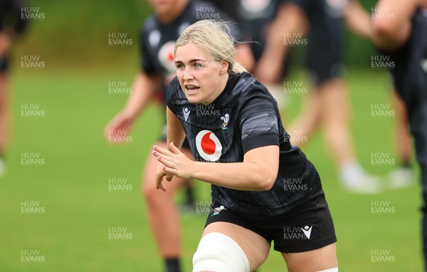 150725 - Wales Women Rugby training - Alex Callender during a training session ahead of their two match tour against Australia
