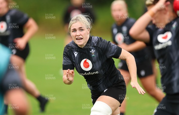 150725 - Wales Women Rugby training - Alex Callender during a training session ahead of their two match tour against Australia