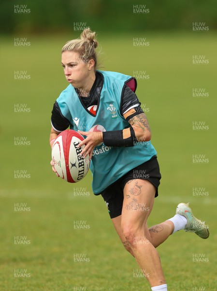 150725 - Wales Women Rugby training - Keira Bevan during a training session ahead of their two match tour against Australia