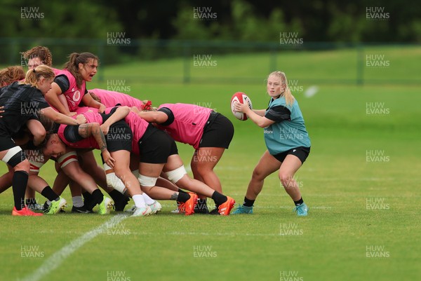 150725 - Wales Women Rugby training - Seren Lockwood during a training session ahead of their two match tour against Australia