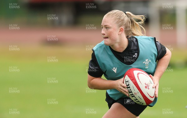 150725 - Wales Women Rugby training - Seren Lockwood during a training session ahead of their two match tour against Australia