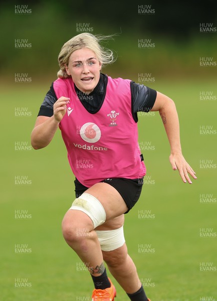 150725 - Wales Women Rugby training - Alex Callender during a training session ahead of their two match tour against Australia