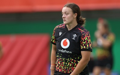 150825 - Wales Women Rugby Training - Lleucu George during their final training session at their Vale headquarters before heading to Manchester for the start of the Women’s Rugby World Cup