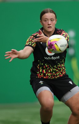 150825 - Wales Women Rugby Training - Lleucu George during their final training session at their Vale headquarters before heading to Manchester for the start of the Women’s Rugby World Cup