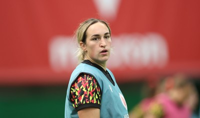 150825 - Wales Women Rugby Training - Courtney Keight during their final training session at their Vale headquarters before heading to Manchester for the start of the Women’s Rugby World Cup