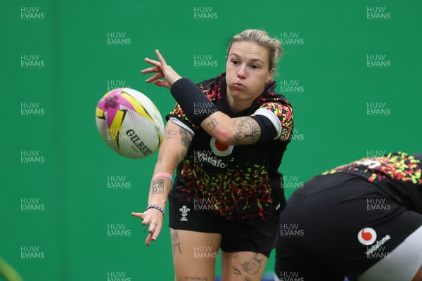 150825 - Wales Women Rugby Training - Keira Bevan during their final training session at their Vale headquarters before heading to Manchester for the start of the Women’s Rugby World Cup