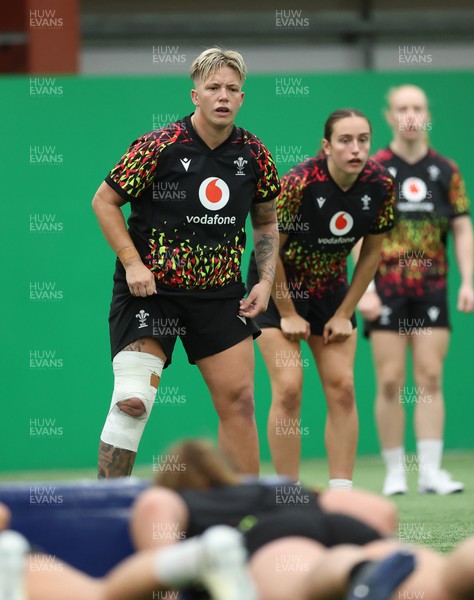 150825 - Wales Women Rugby Training - Donna Rose during their final training session at their Vale headquarters before heading to Manchester for the start of the Women’s Rugby World Cup