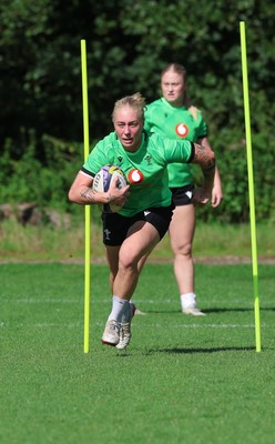 150926 Wales Women Rugby Training Session - Nikita Prothero during a training session ahead of the WXV match against South Africa 