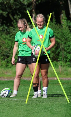 150926 Wales Women Rugby Training Session - Seren Singleton during a training session ahead of the WXV match against South Africa 