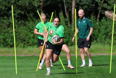 150926 Wales Women Rugby Training Session - Courtney Keight during a training session ahead of the WXV match against South Africa 