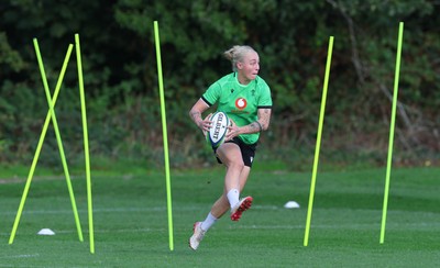150926 Wales Women Rugby Training Session - Nikita Prothero during a training session ahead of the WXV match against South Africa 