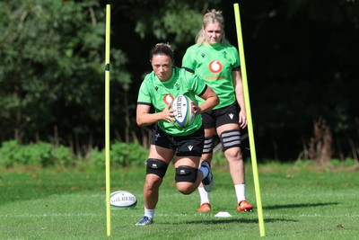 150926 Wales Women Rugby Training Session - Alisha Joyce during a training session ahead of the WXV match against South Africa 