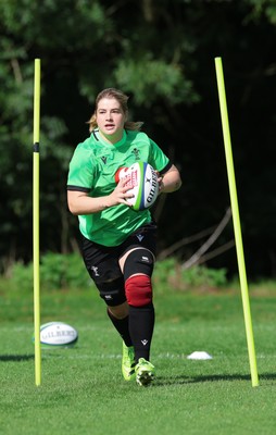 150926 Wales Women Rugby Training Session - Bethan Lewis during a training session ahead of the WXV match against South Africa 