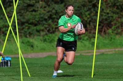 150926 Wales Women Rugby Training Session - Amy Williams during a training session ahead of the WXV match against South Africa 