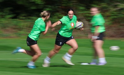 150926 Wales Women Rugby Training Session - Courtney Keight during a training session ahead of the WXV match against South Africa 