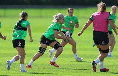 150926 Wales Women Rugby Training Session - Alex Callender during a training session ahead of the WXV match against South Africa 
