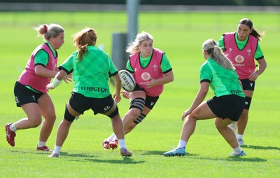 150926 Wales Women Rugby Training Session - Alex Callender during a training session ahead of the WXV match against South Africa 