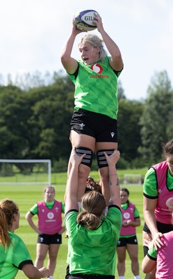 150926 Wales Women Rugby Training Session - Alex Callender during a training session ahead of the WXV match against South Africa 