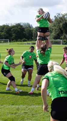 150926 Wales Women Rugby Training Session - Alex Callender during a training session ahead of the WXV match against South Africa 