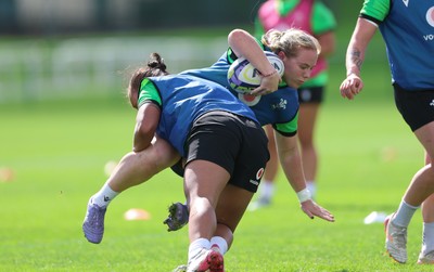 150926 Wales Women Rugby Training Session - Savannah Picton-Powell during a training session ahead of the WXV match against South Africa 