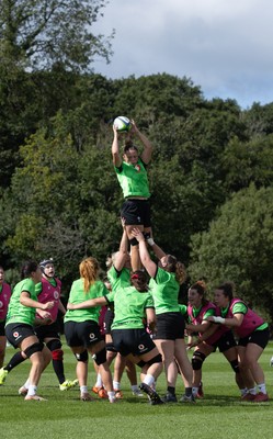 150926 Wales Women Rugby Training Session - Alisha Joyce during a training session ahead of the WXV match against South Africa 