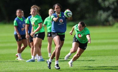 150926 Wales Women Rugby Training Session - Nia Fajeyisan during a training session ahead of the WXV match against South Africa 