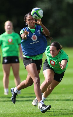 150926 Wales Women Rugby Training Session - Nia Fajeyisan during a training session ahead of the WXV match against South Africa 