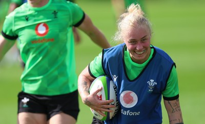 150926 Wales Women Rugby Training Session - Nikita Prothero during a training session ahead of the WXV match against South Africa 