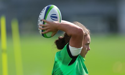 150926 Wales Women Rugby Training Session - Shanelle Williams during a training session ahead of the WXV match against South Africa 