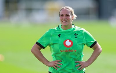 150926 Wales Women Rugby Training Session - Kelsey Jones during a training session ahead of the WXV match against South Africa 