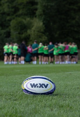 150926 Wales Women Rugby Training Session - The Wales Women rugby squad during a training session ahead of the WXV match against South Africa 