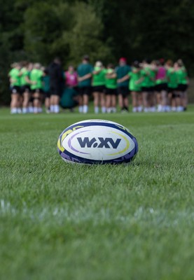 150926 Wales Women Rugby Training Session - The Wales Women rugby squad during a training session ahead of the WXV match against South Africa 