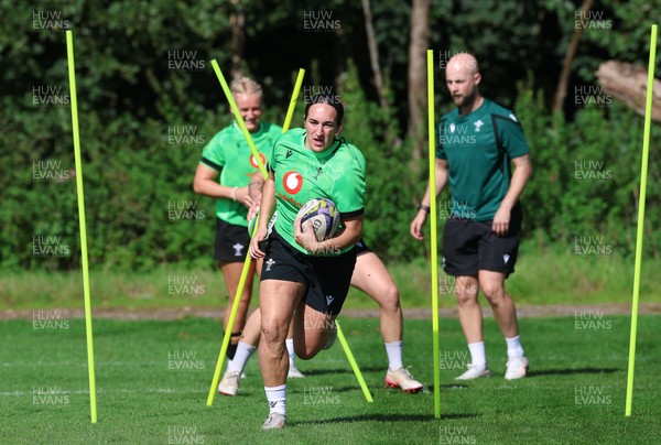 150926 Wales Women Rugby Training Session - Courtney Keight during a training session ahead of the WXV match against South Africa 