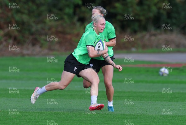 150926 Wales Women Rugby Training Session - Nikita Prothero during a training session ahead of the WXV match against South Africa 