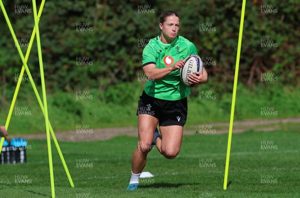 150926 Wales Women Rugby Training Session - Amy Williams during a training session ahead of the WXV match against South Africa 