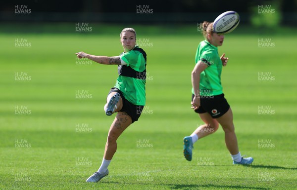 150926 Wales Women Rugby Training Session - Keira Bevan during a training session ahead of the WXV match against South Africa 