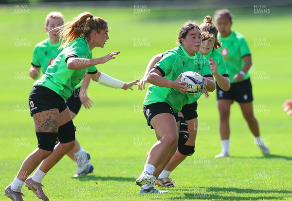150926 Wales Women Rugby Training Session - Crystal James during a training session ahead of the WXV match against South Africa 