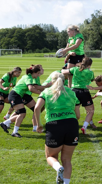 150926 Wales Women Rugby Training Session - Alex Callender during a training session ahead of the WXV match against South Africa 