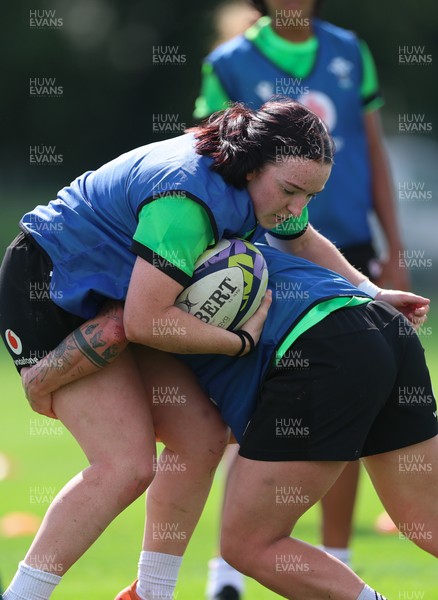 150926 Wales Women Rugby Training Session - Sian Jones during a training session ahead of the WXV match against South Africa 