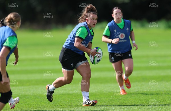150926 Wales Women Rugby Training Session - Lleucu George during a training session ahead of the WXV match against South Africa 