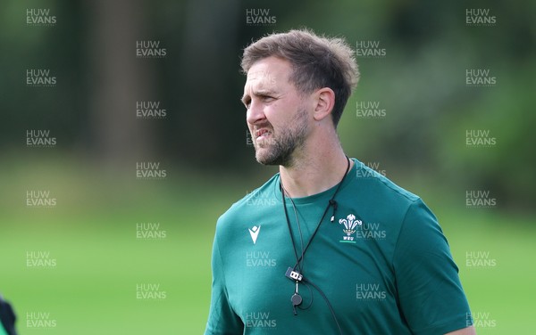 150926 Wales Women Rugby Training Session - Ashley Beck, Attack Coach during a training session ahead of the WXV match against South Africa 