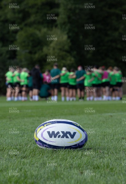 150926 Wales Women Rugby Training Session - The Wales Women rugby squad during a training session ahead of the WXV match against South Africa 